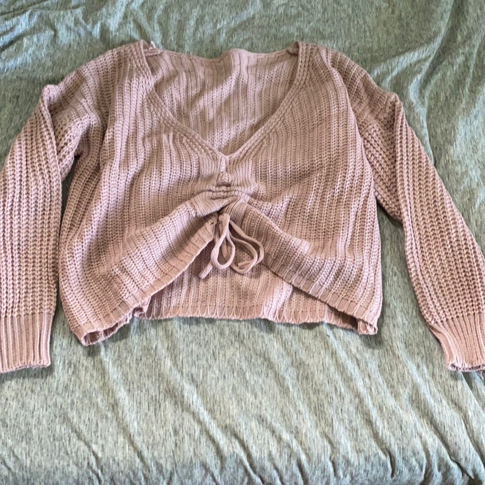 Crop sweater